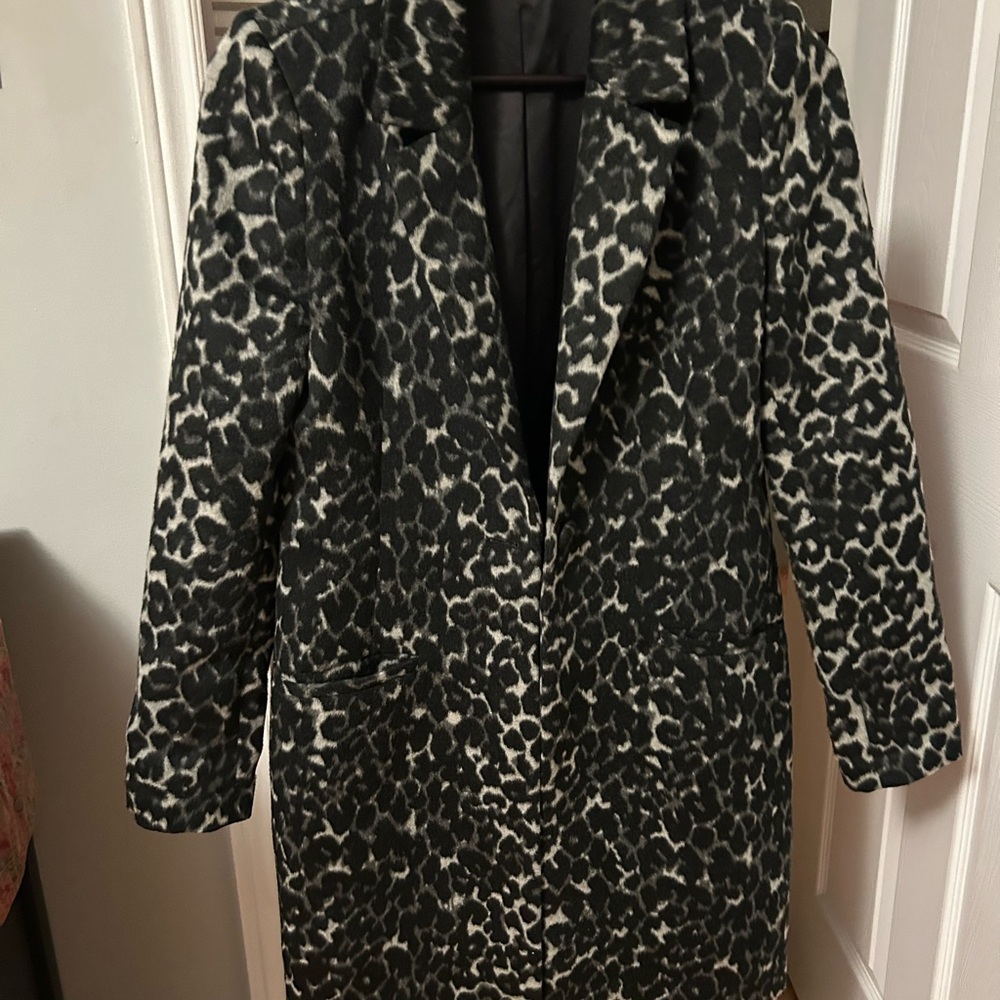 Leopard Print Women's Coat
